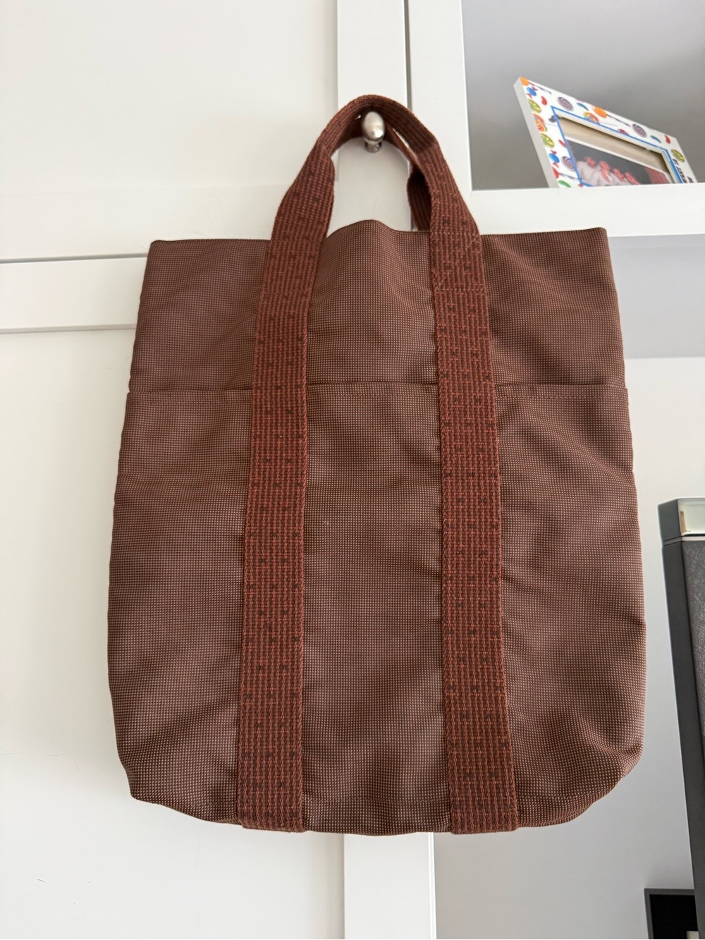 Hermes Brown women's tote